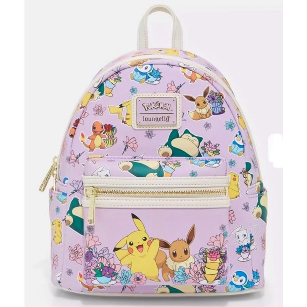 Loungefly Pokemon floral teacups party lavender mini backpack- 90s anime kawaii